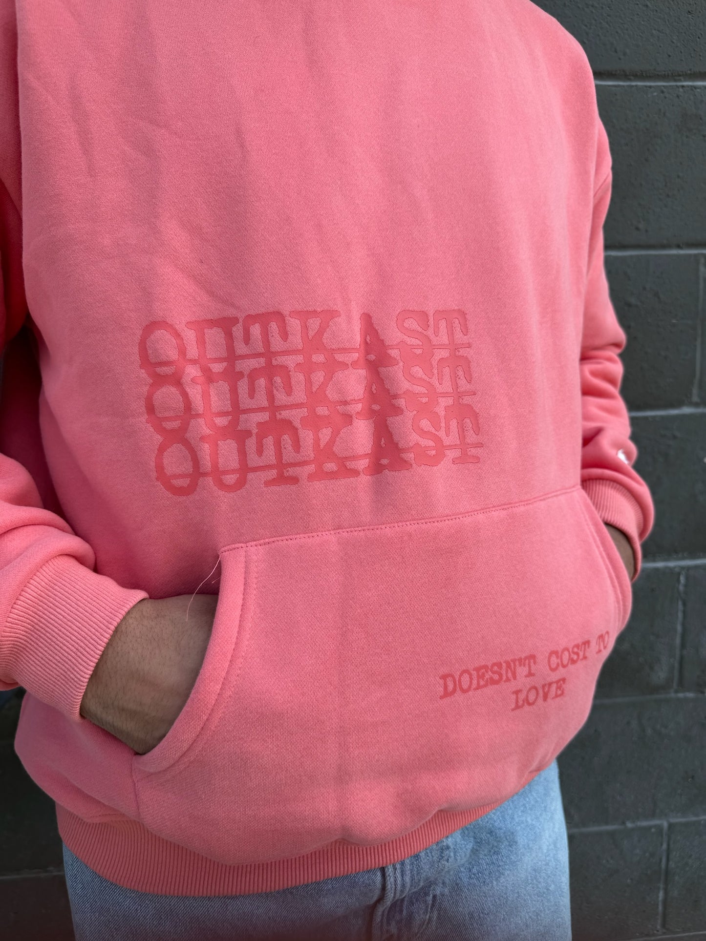 Peach "OUTKAST3X" Hoodie