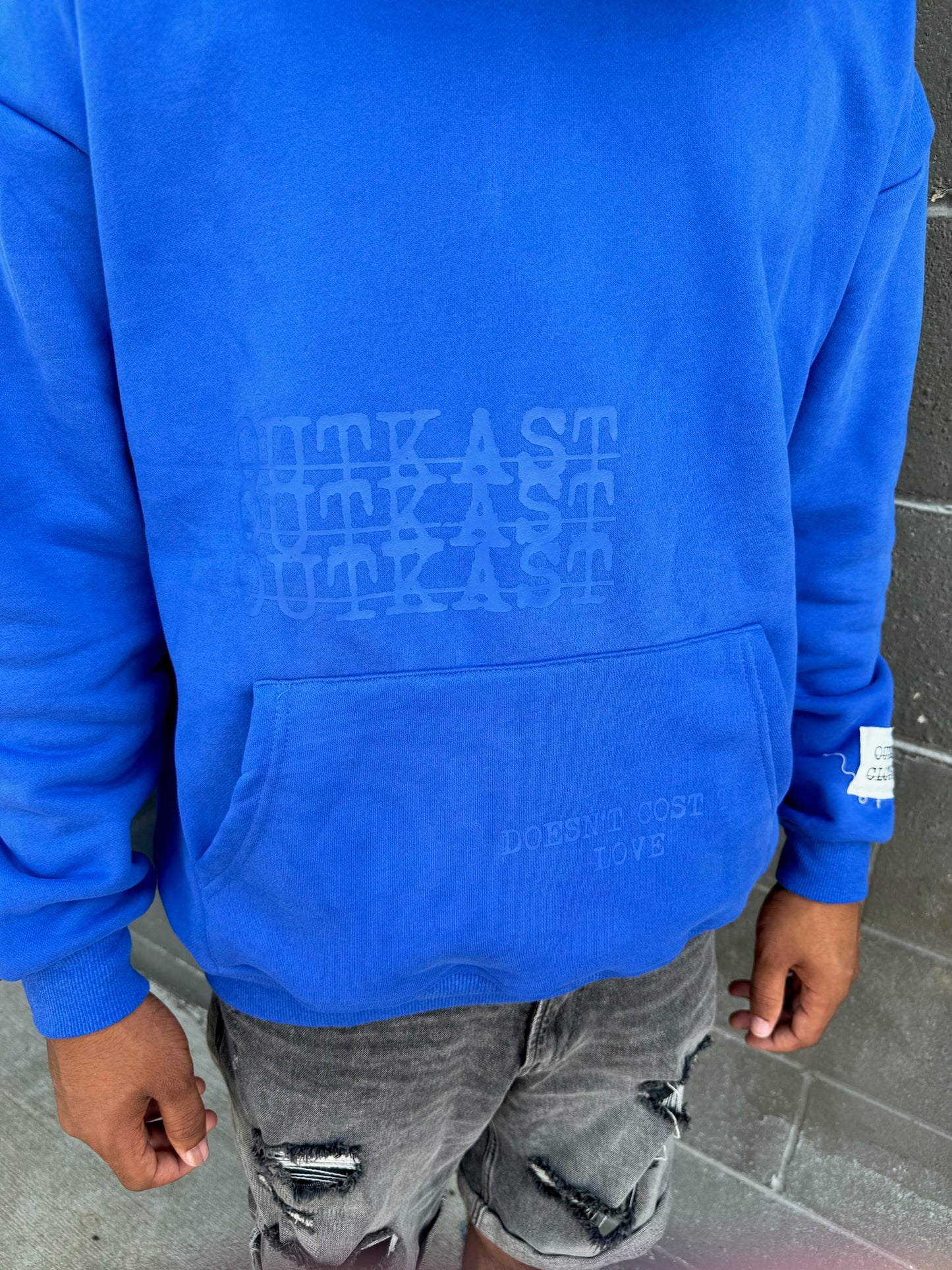 Blue "OUTKAST3X" Hoodie