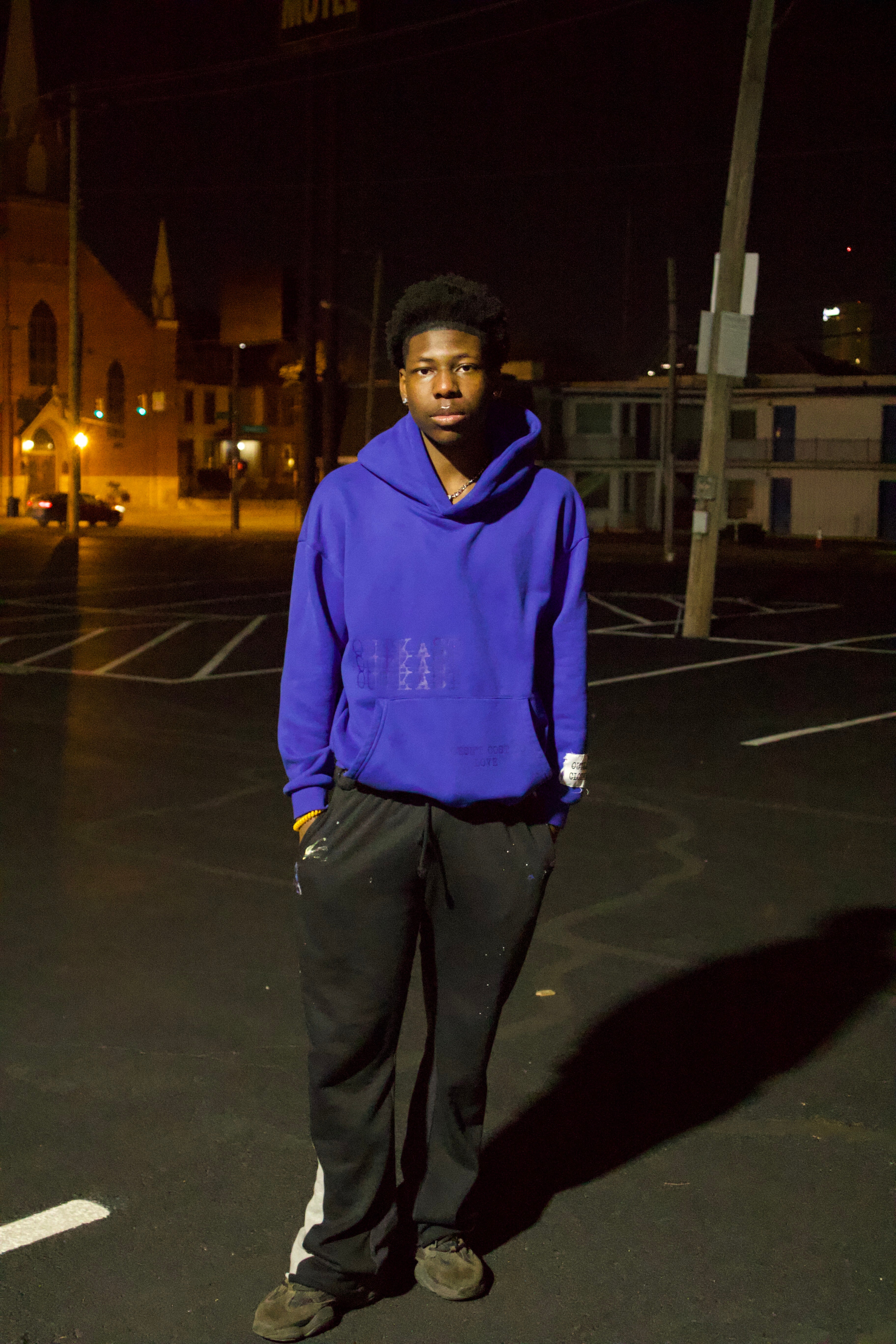 Blue "OUTKAST3X" Hoodie