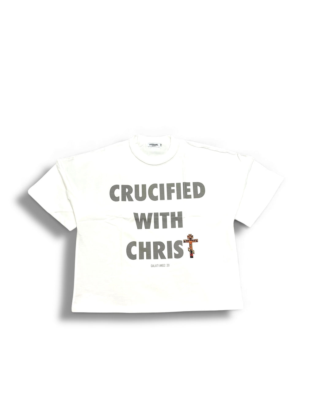 "CRUCIFIED" CROPPED TEE
