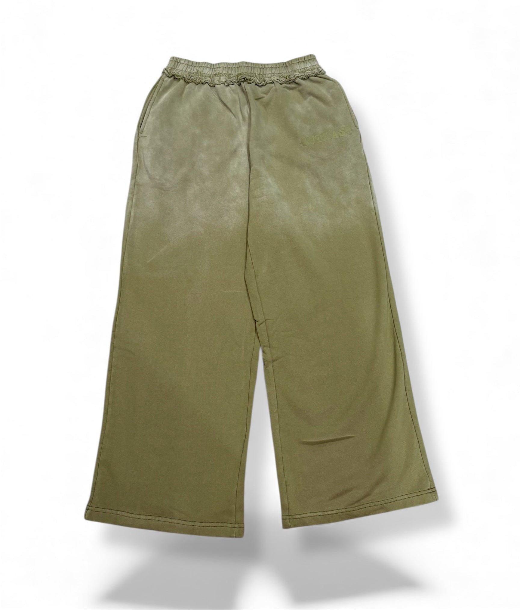 "SIXTEEN FOURTEEN" FADED GREEN SWEATPANTS