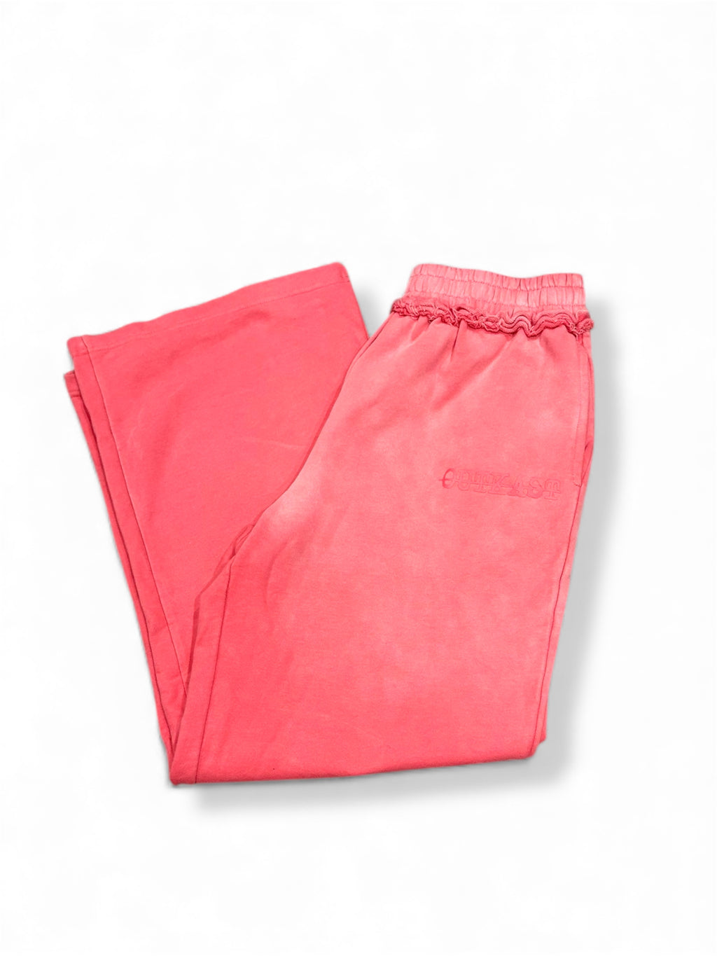 "SIXTEEN FOURTEEN" FADED PINK SWEATPANTS