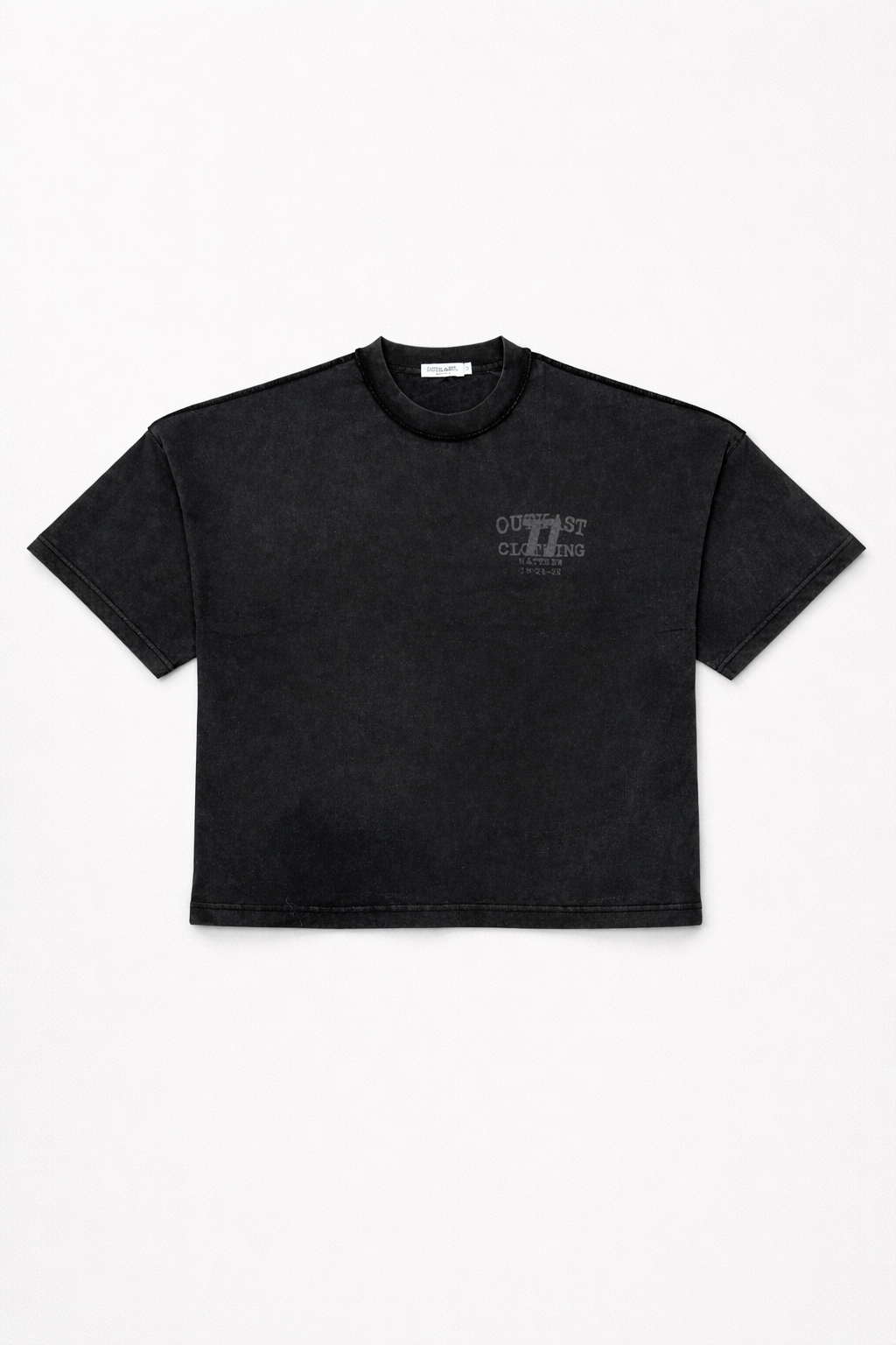"SEVENTY SEVEN" CROPPED TEE